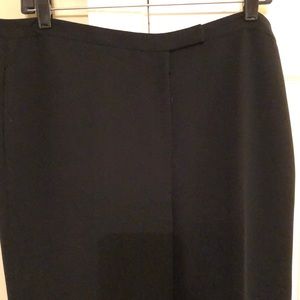 Black fully lined dress pants